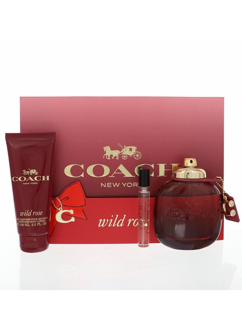 COACH Wild Rose Set Eau De Parfum + Body Lotion 90+100+7.5ml  - Image 3
