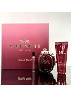 COACH Wild Rose Set Eau De Parfum + Body Lotion 90+100+7.5ml  - Image 4
