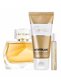 MONTBLANC Signature Absolu Gift Set Edp + Body Lotion‏ 90+100+7.5ml  - Image 2