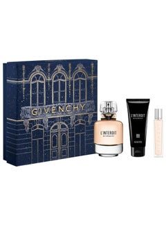 GIVENCHY L'Interdit Eau de Parfum Gift Set + Body Lotion + Travel Spray 80+75+12.5ml  - Image 1