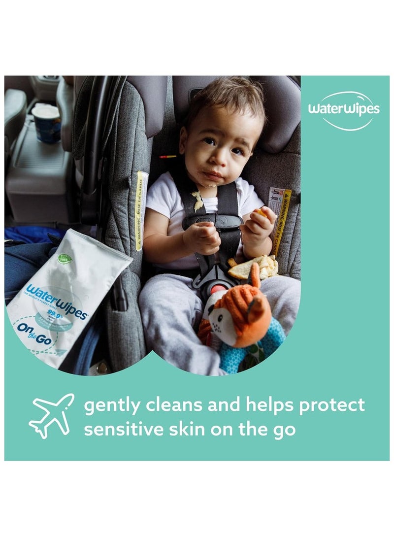 WaterWipes Plastic Free On the Go Wipes - 100 Count  - Image 3