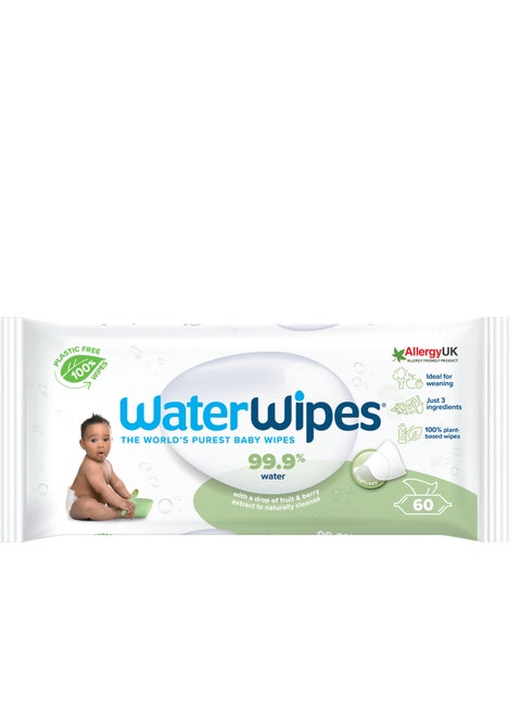Textured Plastic Free Wipes - 60 Count