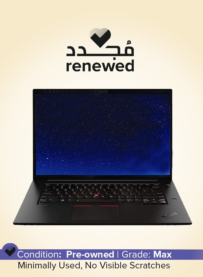 Lenovo Renewed - Thinkpad X1 Extreme Gen 3 Laptop With 15.6-Inch Display,Intel Core i7/Dual Core/10th Gen/32GB RAM/512GB SSD/Windows 10 Pro/Nvidia Geforce GTX 1650 English Silver  - Image 1