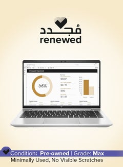 إتش بي Renewed - Elitebook 840 G6 Laptop With 14-Inch Display, Intel Core i7 Processor/8th Gen/16GB RAM/512GB SSD/Integrated Graphics Silver  - Image 1