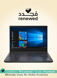 Renewed - ThinkPad E14 Laptop With 14-Inch FHD Display,Intel Core i3-10th Gen Processor/8GB DDR4 RAM/256GB SSD/Windows 10 Pro English Black