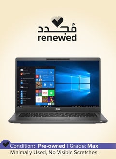 Renewed - Latitude 7400 () Laptop With 14--Inch Display,Intel Core i7 Processor/8th Gen/Dual Core/16GB RAM/256GB SSD/Windows 10 Pro English Black
