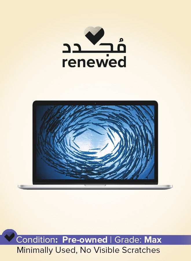 Apple Renewed - MacBook Pro A1502 Laptop With 13.3-Inch Display,Core i7 Processor/Dual Core/5th Gen/8GB RAM/256GB SSD/macOS Silver  - Image 1