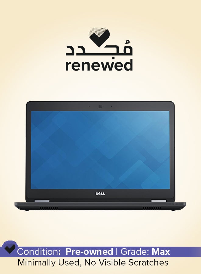 DELL Renewed - Latitude 5470 Laptop With 14-Inch Display,Intel Core i5 Processor/6th Gen/8GB RAM/256GB SSD/Windows 10 English/Arabic Black  - Image 1