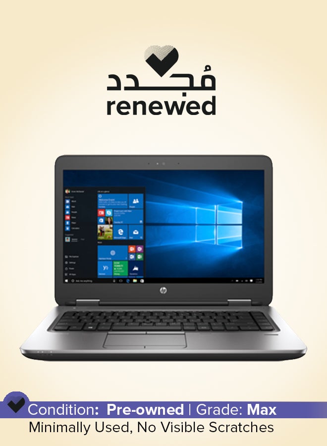 HP - Renewed - ProBook 640 G2 (2016) With 14-Inch Display, Core i5 Processor/6th Gen/8GB RAM/256GB SSD/Intel Integrated Sharing Graphics English/Arabic Black-silver - Image 1
