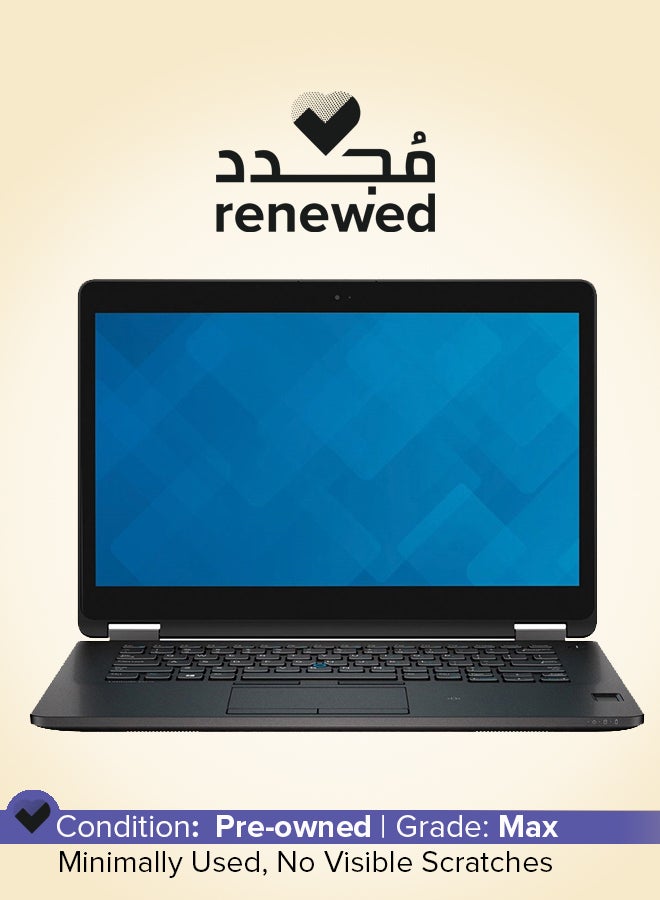 DELL Renewed - Latitude E7470 (2016) Laptop With 14-Inch Touchscreen Display,Intel Core i5 Processor/6th Gen/8GB RAM/256GB SSD/1.74GB Intel HD Graphics 520 Black  - Image 1