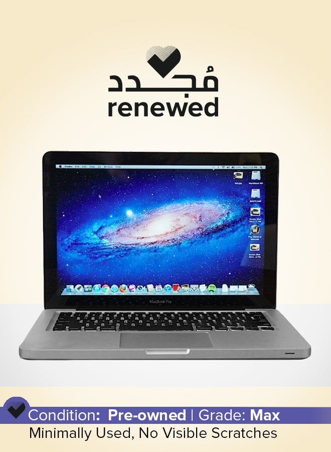 Apple Renewed - Macbook Pro AA1278 (2012) Laptop With 13-Inch HD Display,Core i5 Processor/Deca core/3rd Gen/4GB RAM/256GB SSD/macOS English/Arabic silver  - Image 1
