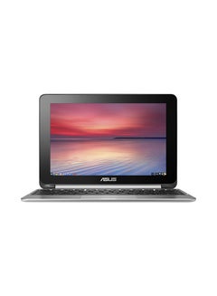 ASUS Renewed - Chromebook Flip C100P Laptop With 11-Inch Touchscreen Display,Intel Celeron Processor/2GB RAM/16GB EMMC/Intel HD Graphics English Silver  - Image 3