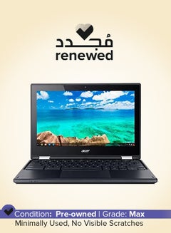 أيسر Renewed - Chromebook R11 Convertible 2-In-1 Laptop With 11.6-Inch Touchscreen Display With Google Play Store,Intel Celeron Processor/6th Gen/4GB RAM/16GB SSD/Integrated Graphics Black  - Image 1