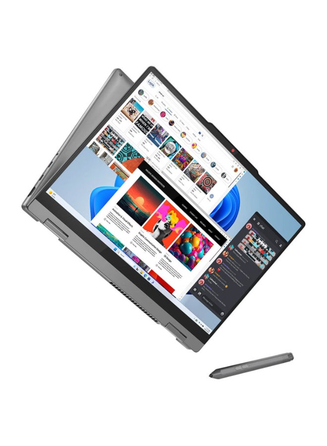 Lenovo IdeaPad 5 14IRH9 2-in-1 Convertible (2024) Laptop With 14-Inch WUXGA Display, Core i5-13420H Processor/16GB RAM/1TB SSD/Intel UHD Graphics/Windows 11 Home English/Arabic Luna Grey - Image 5