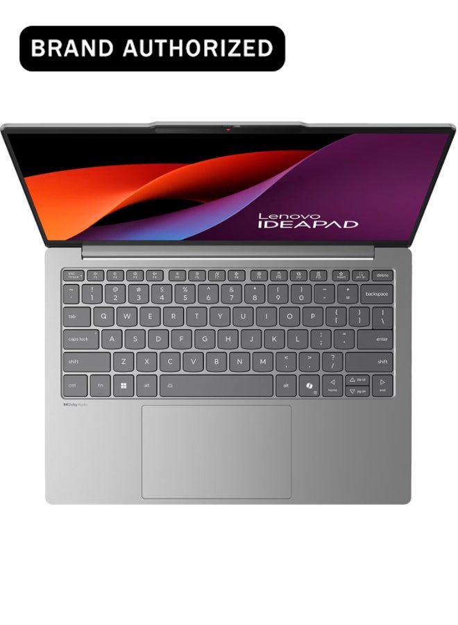 Lenovo IdeaPad Slim 5 13ARP10 (2025) Laptop With 13.3-Inch WUXGA Display, AMD Ryzen 7-7735HS Processor/16GB RAM/512GB SSD/AMD Radeon 680M Graphics/Windows 11 English/Arabic Cloud Grey - Image 1