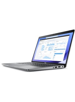 DELL Precision Laptop 1st Series With 14-Inch FHD Display, Intel Core Ultra 7-165H Processor/16GB RAM/512GB SSD/Intel Iris XE Graphics/Windows 11 Pro English Silver  - Image 3