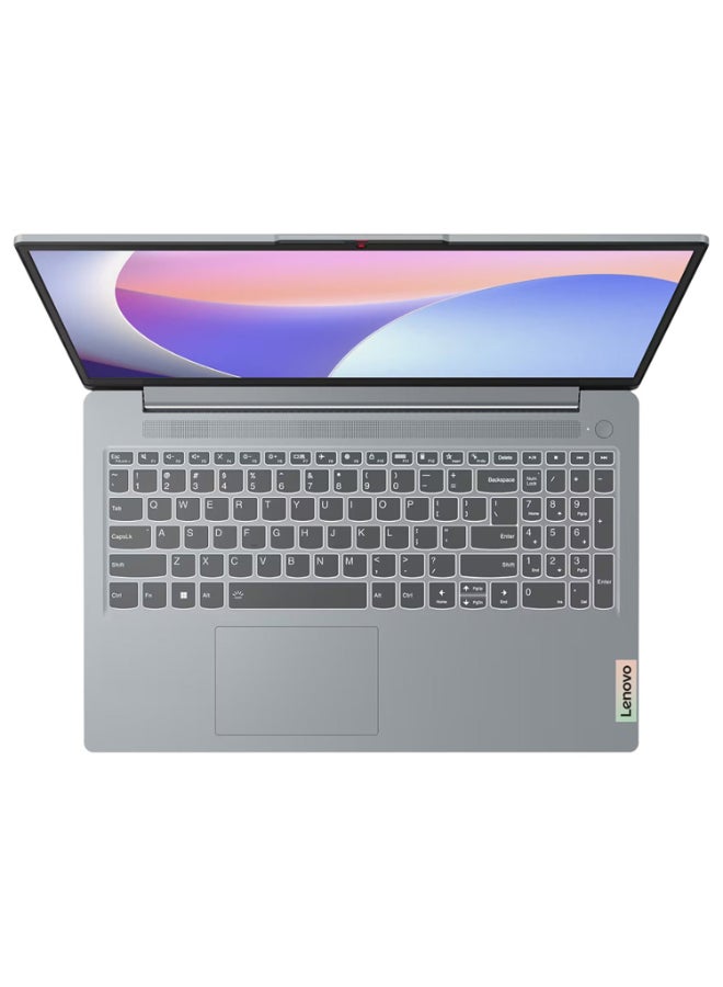 لينوفو (Upgraded Version) IdeaPad Slim 3 15IRH8 (2024) Laptop With 15.6-Inch FHD Display, Core i5-13420H Processor/16GB RAM/512GB SSD/Intel UHD Graphics/Windows 11 Home English/Arabic Arctic Grey English/Arabic Arctic Grey - Image 3