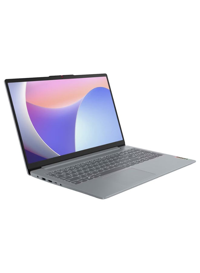 لينوفو (Upgraded Version) IdeaPad Slim 3 15IRH8 (2024) Laptop With 15.6-Inch FHD Display, Core i5-13420H Processor/16GB RAM/512GB SSD/Intel UHD Graphics/Windows 11 Home English/Arabic Arctic Grey English/Arabic Arctic Grey - Image 1