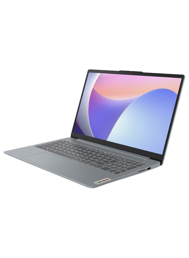 لينوفو (Upgraded Version) IdeaPad Slim 3 15IRH8 (2024) Laptop With 15.6-Inch FHD Display, Core i5-13420H Processor/16GB RAM/512GB SSD/Intel UHD Graphics/Windows 11 Home English/Arabic Arctic Grey English/Arabic Arctic Grey - Image 2