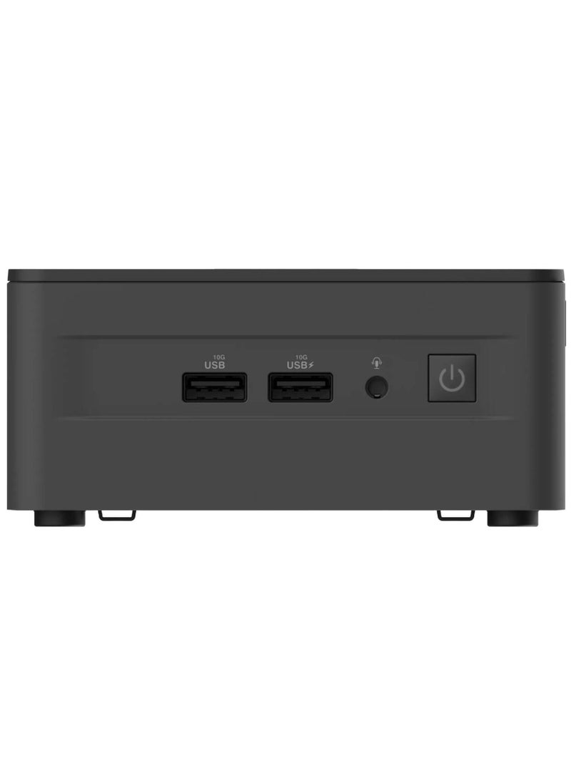 أسوس NUC 12 Pro RNUC12WSHI500002I Tall Barebone Kit, Intel Core i5-1240P, Up to 2x SODIMM Slot, M.2 22x80, NVMe 22x42 & 2.5" SATA Storage Slot, Intel Iris Xe Graphics, EU Cord, Black | 90AR00E1-M00080 Black  - Image 2