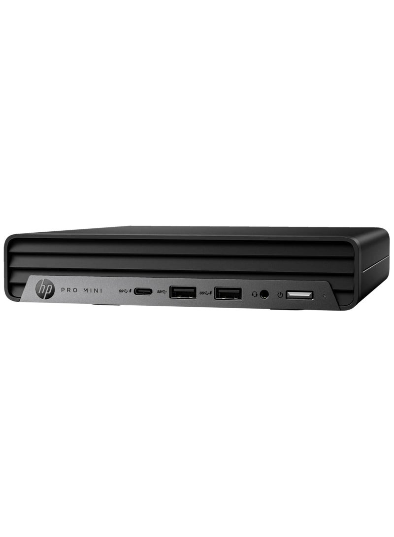 HP Pro Mini 400 G9 Desktop PC, Intel Core i7-14700T (14 Cores, 5.0 GHz Turbo), 8 GB DDR5 RAM, 512 GB PCIe NVMe SSD, Intel UHD Graphics 770, Wi-Fi 6E, FreeDOS, USB Type-A, Type-C, DisplayPort | 937Q9EA black - Image 2