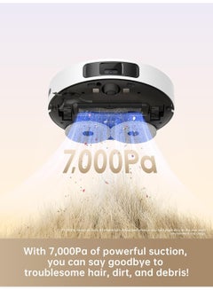 Dreame L10S Pro Gen 2 Robot Vacuum Cleaner And Mop, 7,000 Pa Suction Power, Automatic Mop Lifting, Ultrasonic Carpet Detection, Siri Compatibility, Dreamehome App, Pet Hair, Hard Floors, And Carpet 2400 W L10s PRO GEN 2 White  - Image 2