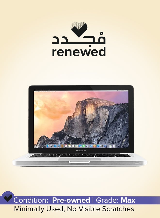 Apple Renewed - Macbook Pro A1278 (2012) Laptop With 13.3-Inch HD Display,Core i5 Processor/Dual Core/4th Gen/4GB RAM/500GB HDD/macOS English Silver  - Image 1
