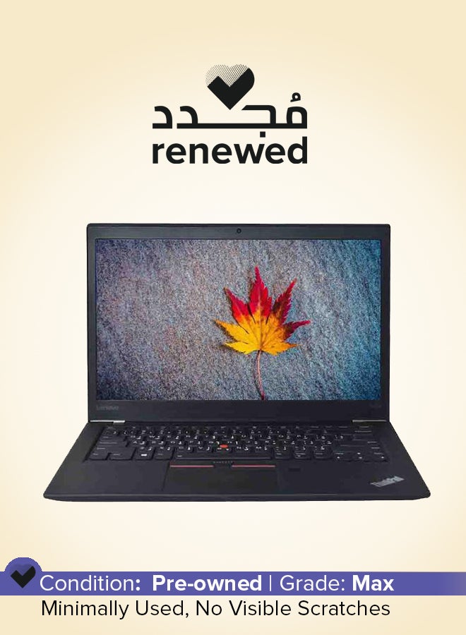 Renewed -Thinkpad T470 Laptop With 14-Inch Display,Intel Core i7-8650U/6th Gen/16GB RAM/256GB SSD/Intel HD Graphics English Black