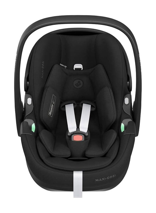 Maxi-Cosi Pebble 360 Pro2 Infant Car Seat, 360 Swivel, G-Cell Side Impact Protection, Full Lie-Flat Position, ClimaFlow Temperature Control, 0-18 Months, Essential Black  - Image 2