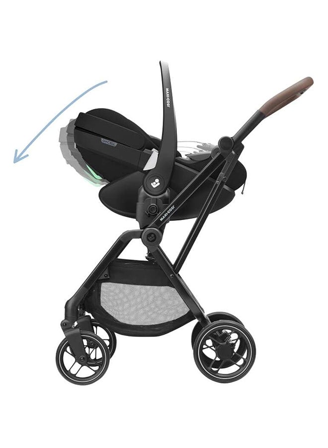 Maxi-Cosi Pebble 360 Pro2 Infant Car Seat, 360 Swivel, G-Cell Side Impact Protection, Full Lie-Flat Position, ClimaFlow Temperature Control, 0-18 Months, Essential Black  - Image 4