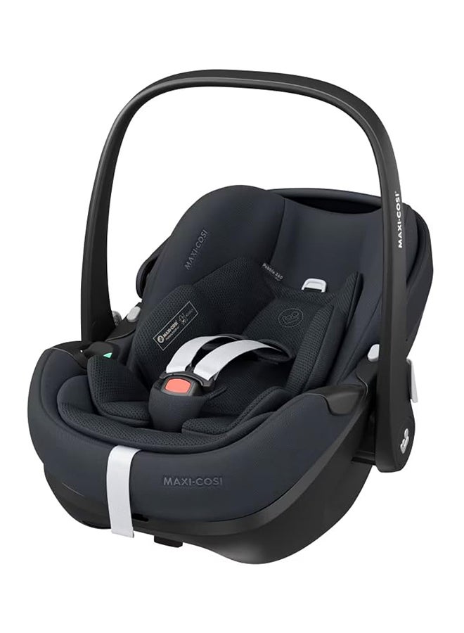 Maxi-Cosi Pebble 360 Pro2 Infant Car Seat, 360 Swivel, G-Cell Side Impact Protection, Full Lie-Flat Position, ClimaFlow Temperature Control, 0-18 Months, Essential Graphite  - Image 1