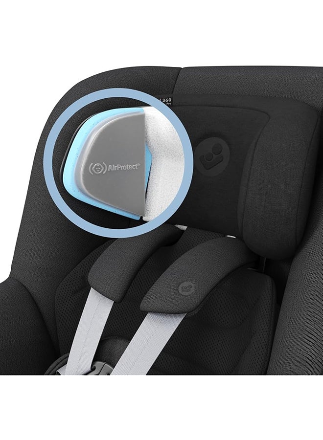 Maxi-Cosi Pearl 360 Pro Newborn Inlay, Designed for Pearl 360 Rotating Car Seat, 0-3 Month, Authentic Black, 2 Year Warranty  - Image 3