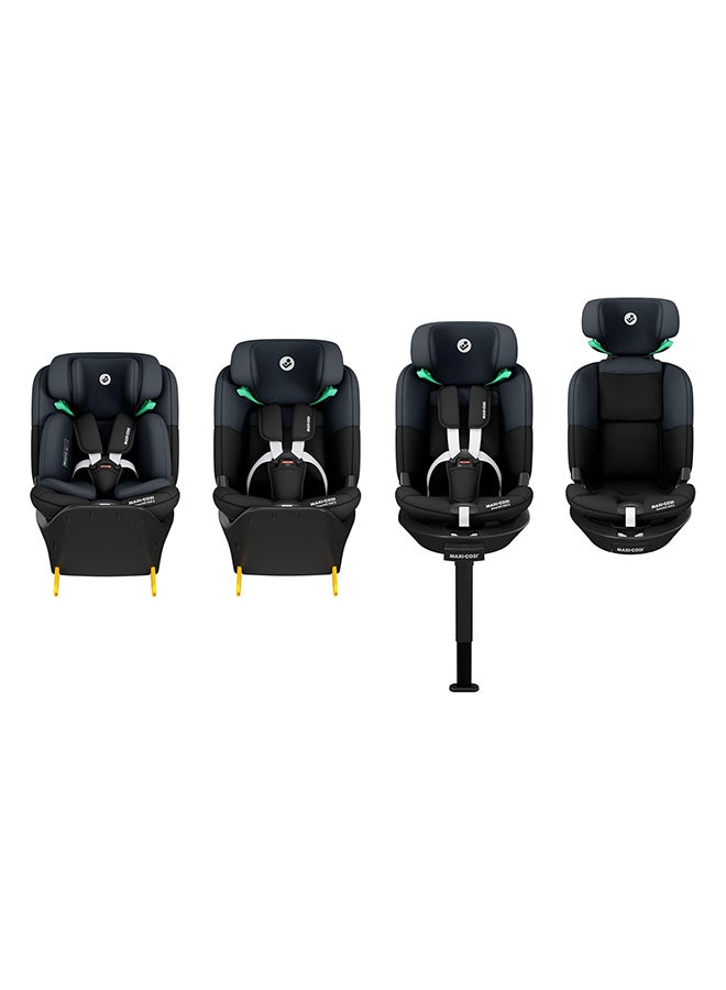 Maxi-Cosi Emerald 360 S Infant Car Seat, Grows With Your Child, FlexiSpin 360° Rotation, Comfortable Recline Positions, G-CELL Side Impact Protection, 0-12 Years, Tonal Black  - Image 2