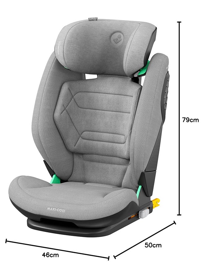 Maxi-Cosi RodiFix Pro2 i-Size Infant Car Seat, G-CELL Side Impact Protection, ClimaFlow For Temperature Control, 3.5 Months to 12 Years, Authentic Grey  - Image 3