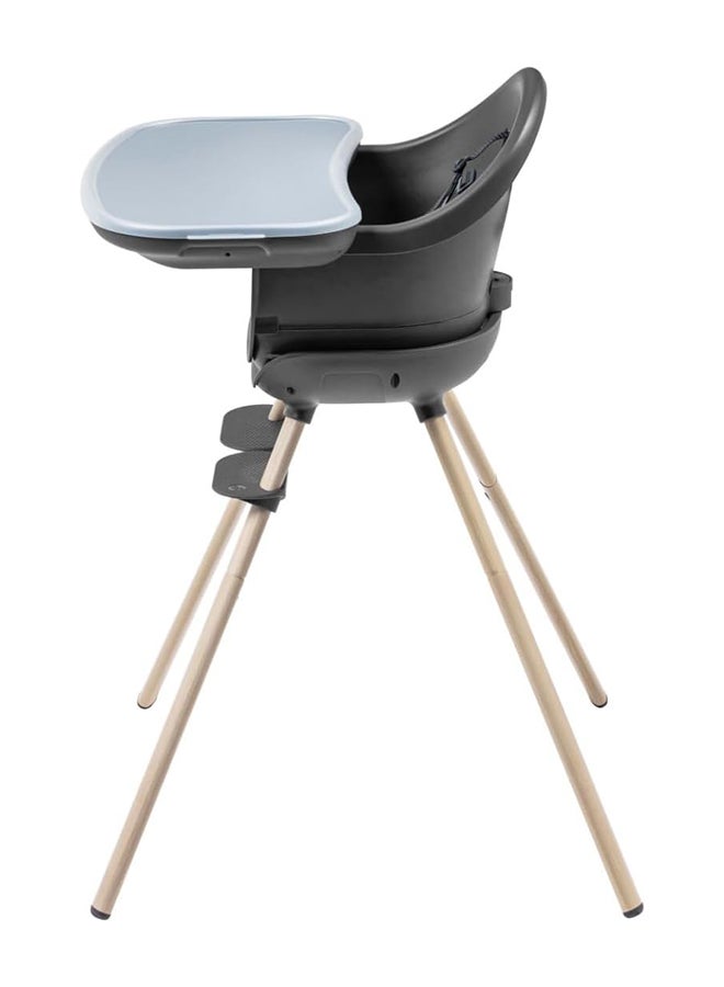 ماكسي كوزي Moa 4-in-1 Evolutive Highchair, 6 Months - 5 Years, 0-22 kg, Adjustable Baby high Chair, Transforms to Booster Seat, Toddler Stool & Small Desk with Seat, Beyond Graphite  - Image 4