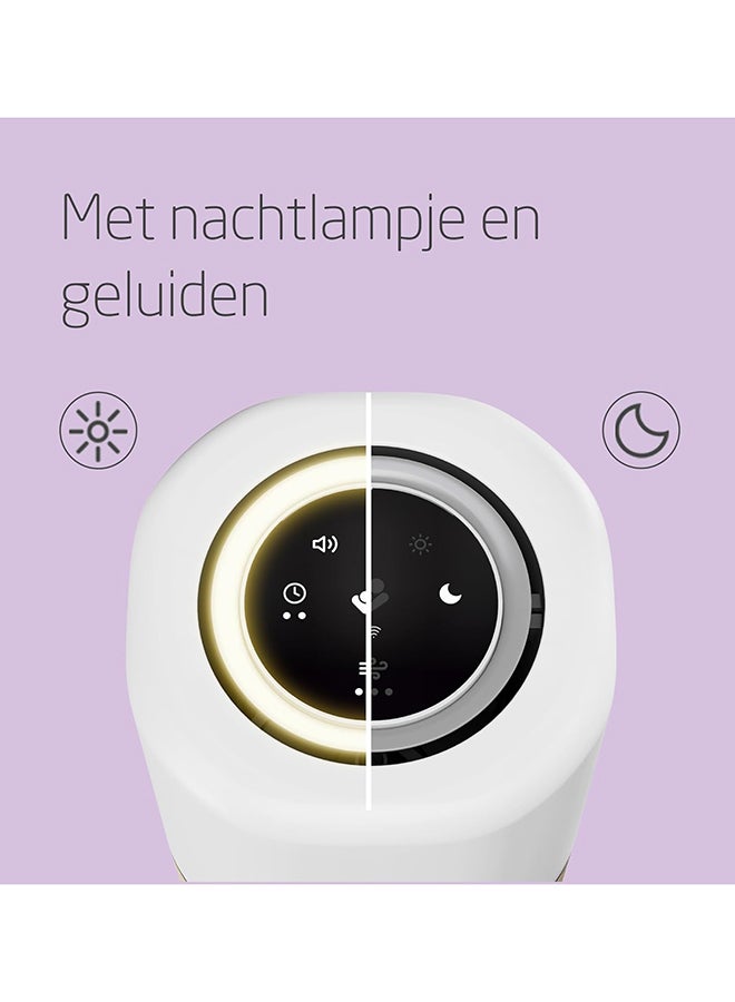 ماكسي كوزي منقي الهواء 3 في 1 من Maxi-Cosi، منقي هواء HEPA لغرفة الأطفال (H13)، من الولادة، منقي هواء HEPA 13 للحساسية، جزء من المنزل المتصل - متوافق مع أليكسا/مساعد جوجل - Image 4