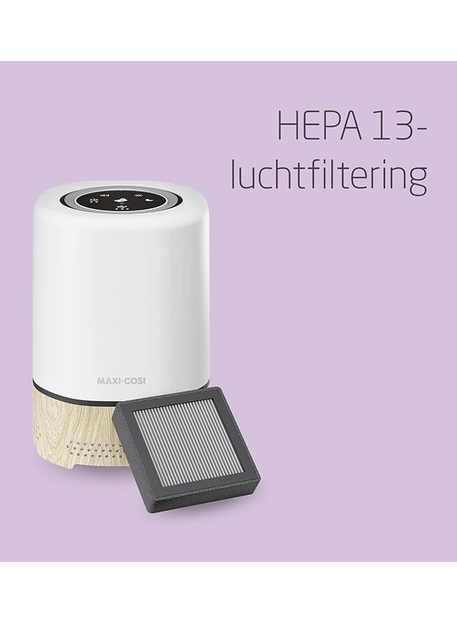 ماكسي كوزي منقي الهواء 3 في 1 من Maxi-Cosi، منقي هواء HEPA لغرفة الأطفال (H13)، من الولادة، منقي هواء HEPA 13 للحساسية، جزء من المنزل المتصل - متوافق مع أليكسا/مساعد جوجل - Image 2