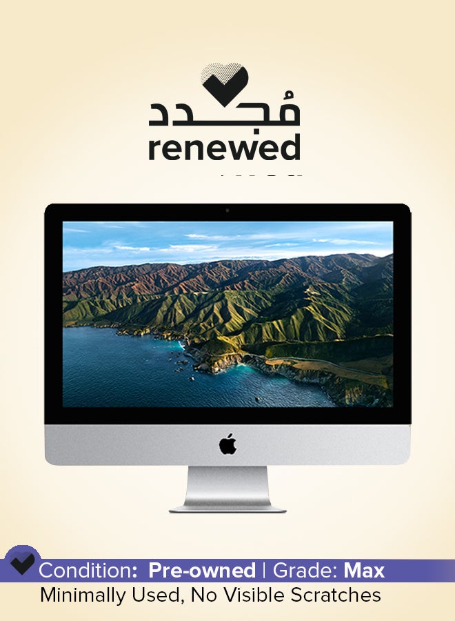 Apple Renewed - iMac A1418 (2014) AIO With 21.5-Inch 5K Display,Core i5 Processor/Dual Core/4th Gen/8GB RAM/500GB HDD/macOS English Silver - Image 1