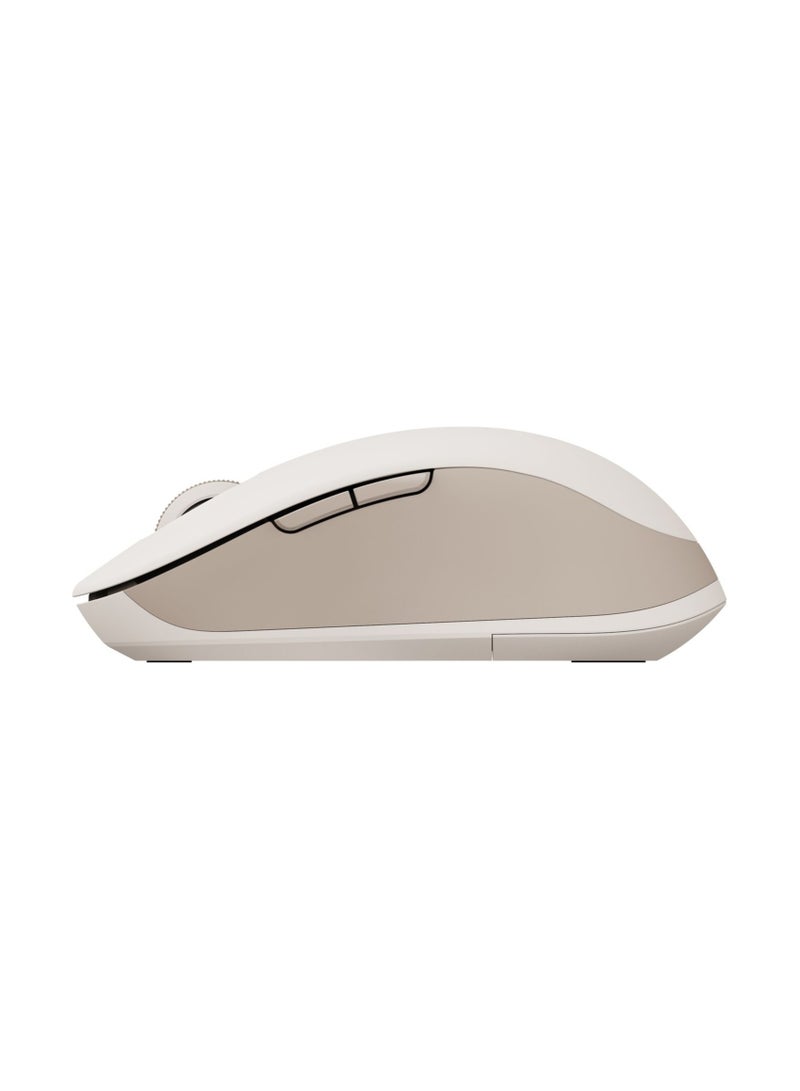 Xiaomi Dual-Mode Wireless Silent Mouse 2, 1200 DPI with Bluetooth and 2.4GHz Connectivity - BHR8849GL | White  - Image 3