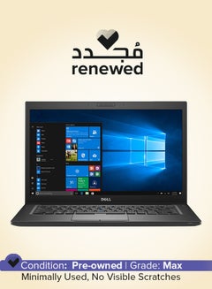 ديل Renewed - Latitude 7280 Laptop With 12.5-Inch Display,Intel Core i7 Processor/7th Gen/16GB RAM/256GB SSD/Intel HD Graphics 620/Windows 10 Pro English Black  - Image 1