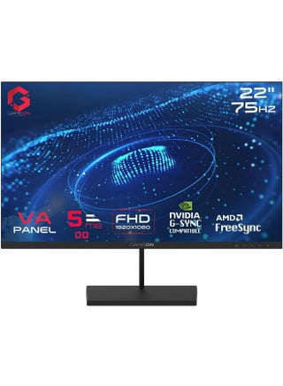 21.45" Inch Basic Series Gaming Monitor (1920x1080) FHD, VA Panel, 75Hz Refresh Rate, 5ms Response Time with HDMI 1.4, Adaptive-Sync, Built-in Speakers, Support PS5 - GB22F75 | Black - pnsku/N70164259V/45/_/1742784509/24440f49-d552-425b-8a5a-5068a4328e16