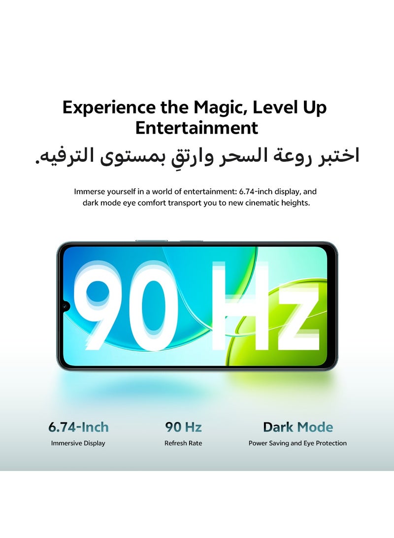 فيفو - Y04 AI 4G Dual SIM Jade Green 4GB RAM + 128GB | 5500Mah | with Neck Band - Middle East Version - Image 1