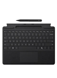 Microsoft Surface Pro Keyboard (11th Edition) with Slim Pen Black English Compatible with Surface Pro 10 for Business, Pro 9 & 8 Black  - Image 1