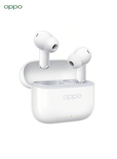 أوبو Enco Air4i Wireless Earbuds: 54-Hour Battery Life, IP55 Waterproof, Fast Charge, Dual Device Connectivity – Ultimate Audio Experience White  - Image 1
