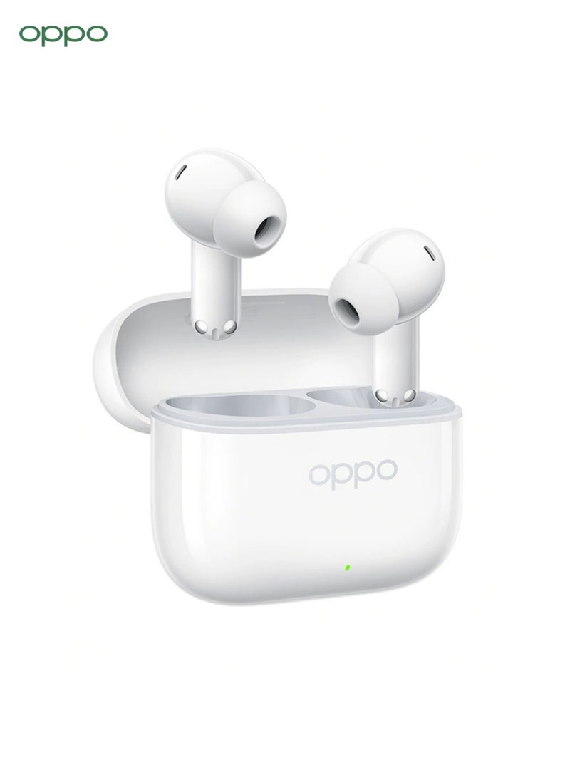 OPPO Enco Air4i Wireless Earbuds: 54-Hour Battery Life, IP55 Waterproof, Fast Charge, Dual Device Connectivity – Ultimate Audio Experience White - Image 1