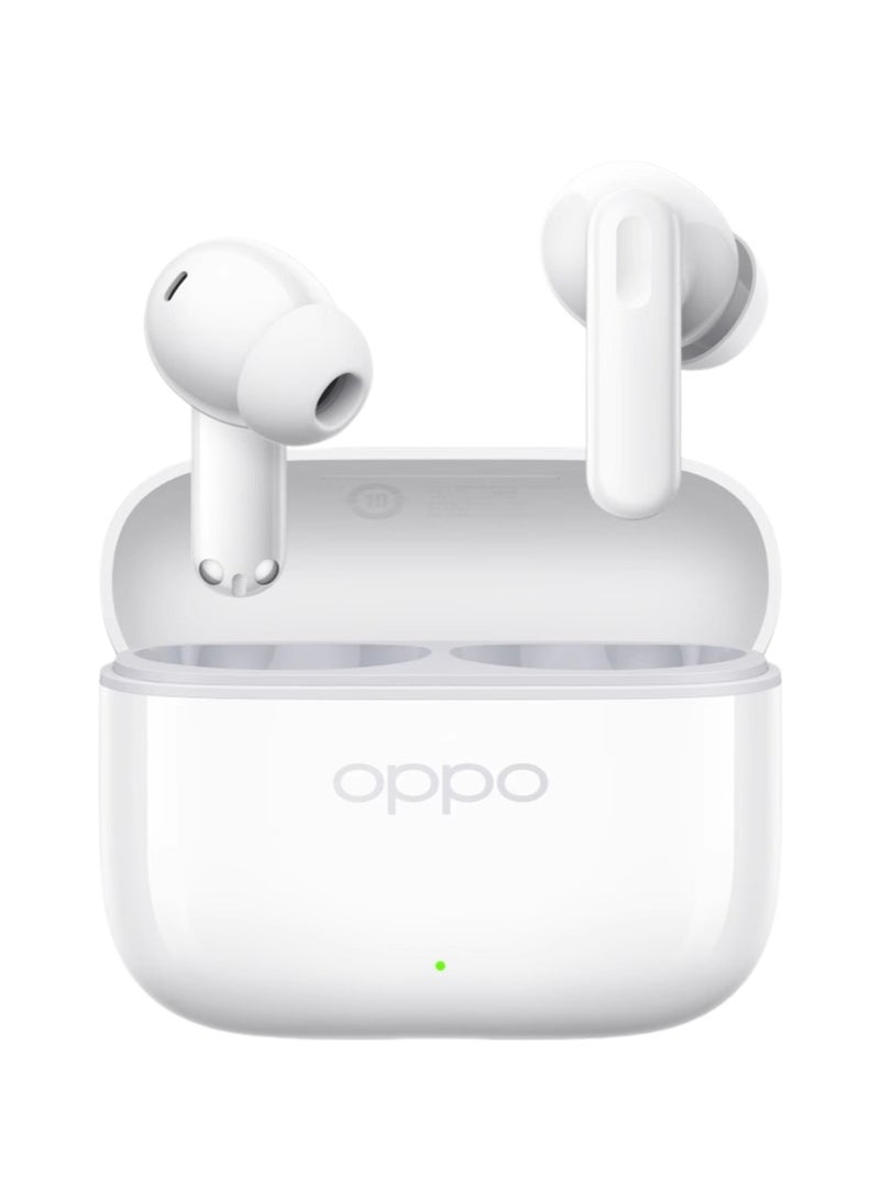 OPPO Enco Air4i Wireless Earbuds: 54-Hour Battery Life, IP55 Waterproof, Fast Charge, Dual Device Connectivity – Ultimate Audio Experience White - Image 3