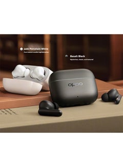 أوبو Enco Air4i Wireless Earbuds: 54-Hour Battery Life, IP55 Waterproof, Fast Charge, Dual Device Connectivity – Ultimate Audio Experience Black  - Image 4