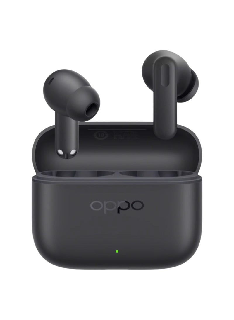 Enco Air4i Wireless Earbuds: 54-Hour Battery Life, IP55 Waterproof, Fast Charge, Dual Device Connectivity – Ultimate Audio Experience Black