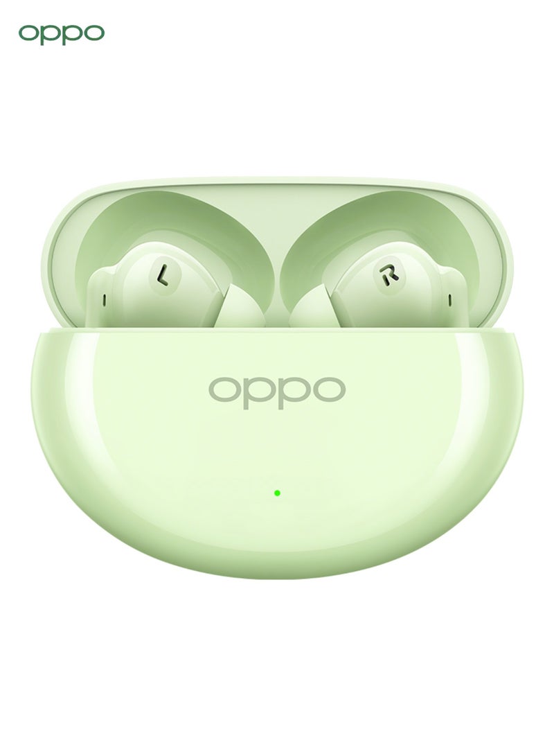 OPPO - Enco Air4 True Wireless Earbuds - Bluetooth 5.4, 12.4mm Dynamic Driver, Active Noise Cancellation, 43H Battery Life, IP55 Waterproof, Dual Microphone Noise Reduction, Touch Control, Quick Pairing, Dual Device Connection Green - Image 1