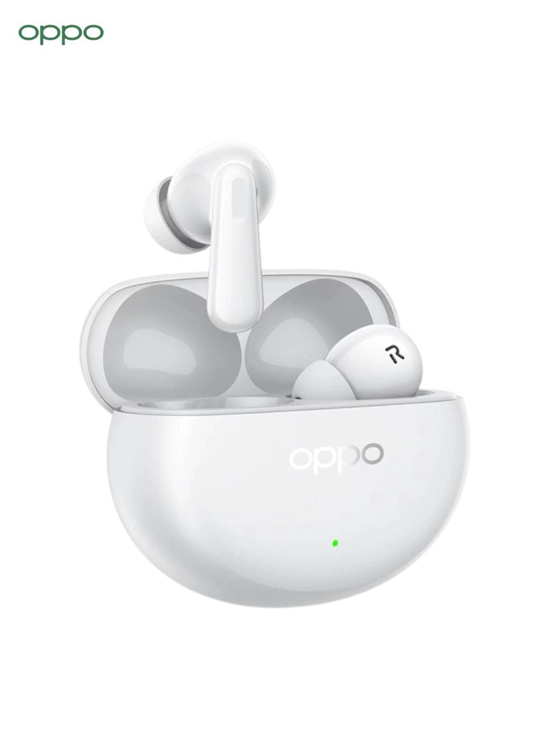 OPPO Enco Air4 pro Bluetooth Earbuds with 12.4mm Dynamic Driver, 44-Hour Battery, AI Noise Reduction, and Spatial Audio Technology White - Image 1